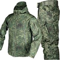 Chaqueta De Piel De Oveja Para Hombres Invierno Otoño Impermeable Táctico Exterior Pesca Senderismo Camping Traje Térmico - details 4