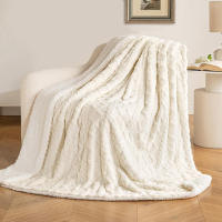 Almeritex Manta Sofa de Borrego, Manta Doble Cara Franela y Sherpa, 100% Poliester, Suave y Caliente para Invierno, 130x160 160x220 220x240 - details 30