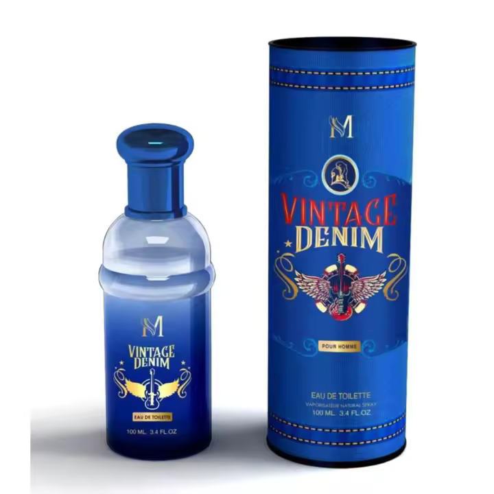 Vintage Denim Eau de Toilette para hombre 100ml Montage Brands Fragancia inspirada en otros perfumes Pour Homme Colonia - 1
