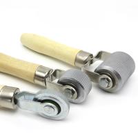 Herramienta De Rodillo Para Silenciar Sonido De Audio De Coche Herramienta De Presión Manual Para Ruedas De Automóvil Con Mango De Metal Y Madera - details 1