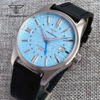 Reloj Automático Tandorio NH34 Para Hombres 39mm GMT Pilot Diversión AR Cristal De Zafiro Fecha Resistente Al Agua 20BAR Moda Relojes De Pulsera De Acero Inoxidable - details 28