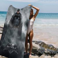 Toalla De Playa Batman El Caballero Oscuro Anime Absorbente Suave Para Niños Regalo Ideal Para Viajes Camping Gimnasio Tamaño 30x60 Cm - details 2