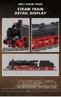 Modelo De Tren De Simulación De Vapor 59004 BR01 Bloques De Construcción Para Niños Y Adultos Juguetes De Ensamblaje Para Cumpleaños Decoración De Escritorio Regalo Para Niños Y Adultos - details 3