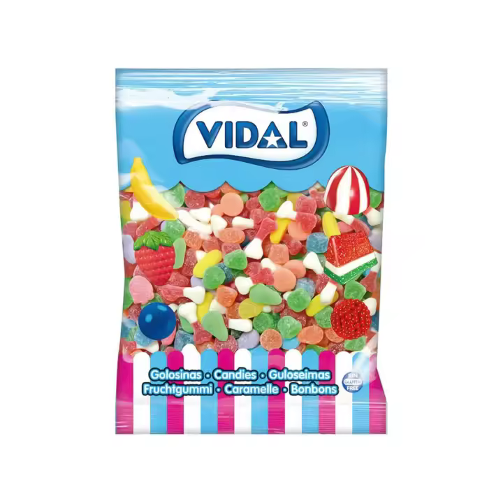 Vidal Golosinas. Mini Mix Surtido. Bolsa de 1kg - 1
