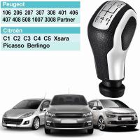 Banner - Pomo de 5 cambios marcha coche con perilla Compatible con Peugeot y Citroen