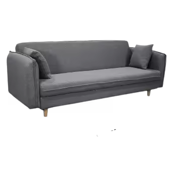 BATZAR Sofá cama Elegance con arcón gran capacidad 203 cm gris - 1