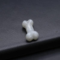 Statua De Piedra Natural En Forma De Hueso De Perro Cristal Carving Adorno Para Joyería DIY Decoración De Hogar Piedra Curativa - details 13