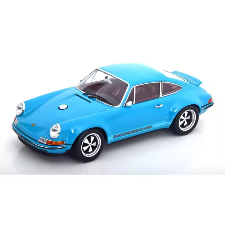 KK Escala 1/18 PORSCHE SINGER 911 COUPE TURQUESA-KKDC180445 - 1