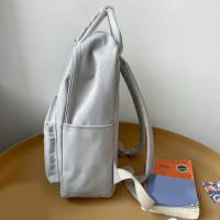Mochila Grande Impermeable Para Mujer Con Gran Capacidad Estilo Trendy Para Estudio Y Viaje Con Bolsillo Para Portátil - details 11