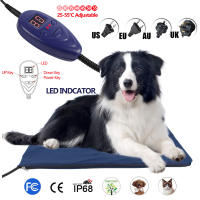 Almohadilla Caliente Eléctrica Ajustable Para Perros Impermeable Alfombra Calefactora Para Mascotas En Invierno Con Temperatura Controlado Para Pupusas - details 0