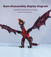 Bloques De Construcción Dragón De Fuego Smaug 1359 Piezas Modelo Animal Para Jóvenes Y Adultos Decoración De Escritorio Juguete Educativo Regalo De Navidad - details 4
