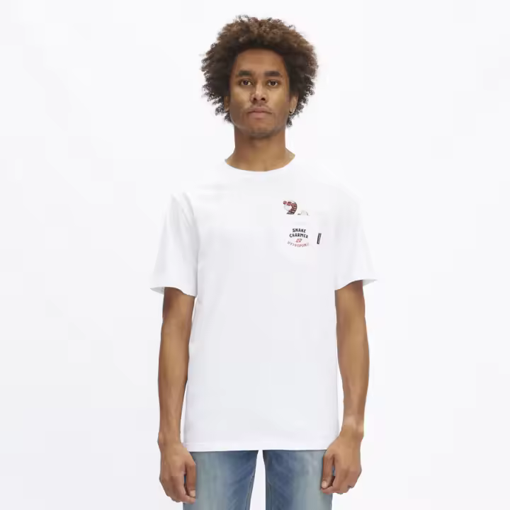 Camiseta Manga Corta HYDROPONIC SNAKE White 23019-01 - 1