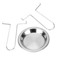 Soporte De Asado Para Pollo De Acero Carbono Herramientas De BBQ Para Exteriores Placa De Asado No Adhiere Limpieza Fácil - details 6