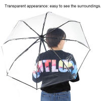 Paraguas Plegable Automático Transparente Resistente al Viento, Impermeable, Para Hombres y Mujeres - details 3
