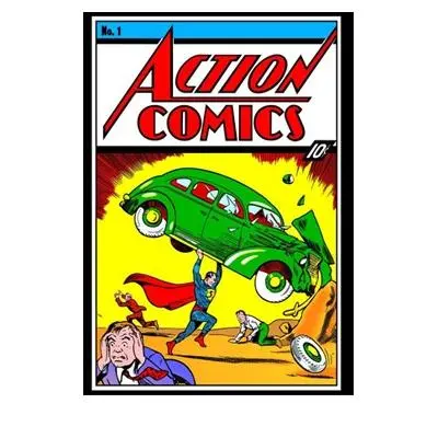 Kimera y Foley DC Comics Steel Covers Dibón metálico Action Comics #1 1938 17 x 26 cm - 1