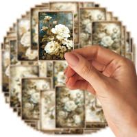 20pcs Flower Dance A6 (14x10 Cm) Cuaderno Decorado DIY Estilo Retro Para Decoración De Vaso Patineta Guitarra Juguete Clásico Scrapbook - details 4