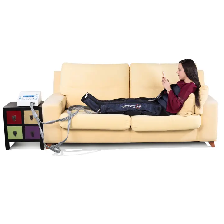 Deluxe 13 - Maquina de Presoterapia - uso Doméstico Profesional o recuperacion Deportiva - 4 programas - Piernas y Abdomen a la vez - 1