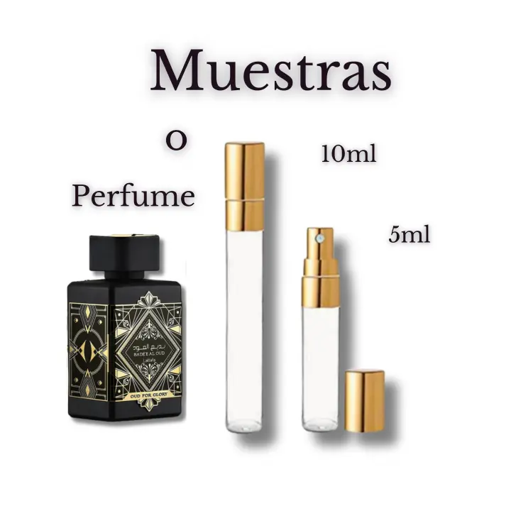 Badee Al Oud Oud For Glory Perfume para Hombre - Lattafa, amaderada oriental Fresca y especiada. - 1