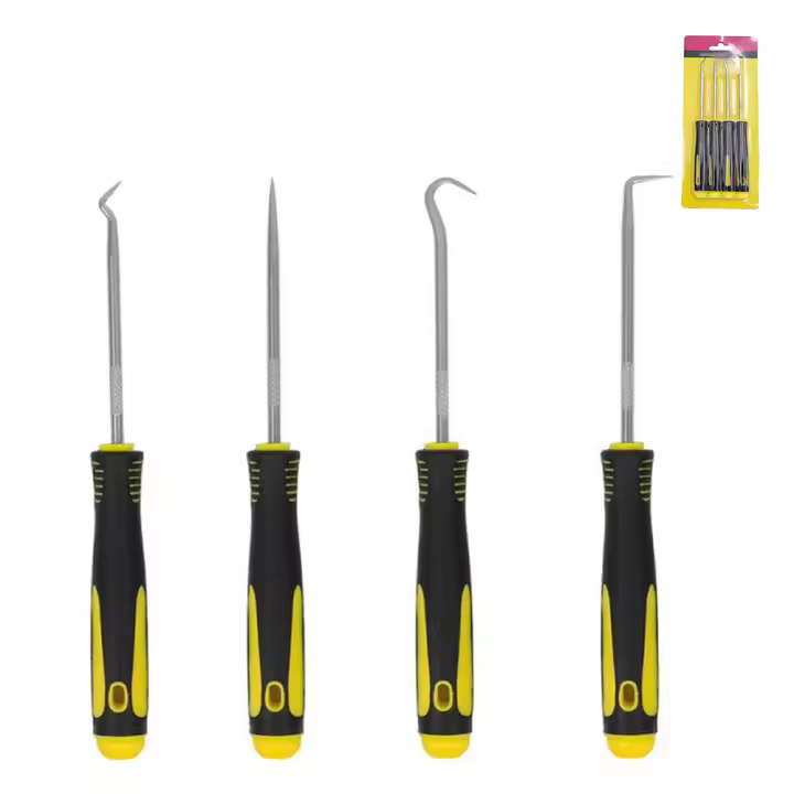 Juego De 4 Piezas De 160mm Herramientas De Reparación De Automóviles Y Electrónica Pick & Hook Set Remover De Selladores Y Guarniciones Para Vehículos - 1