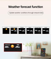 Estación Meteorológica Inteligente WiFi Con Sensor Termómetro Y Higrómetro Para El Hogar Monitor De Calidad Del Aire Y Luz - details 5