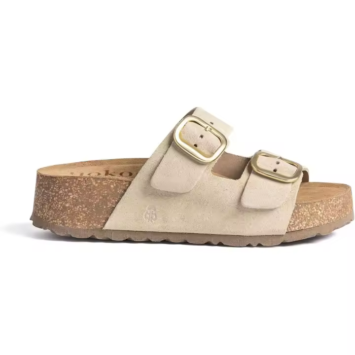 YOKONO - Sandalia de plataforma WIWI de piel de alta calidad para mujer, cómoda y versátil con ajuste personalizado, ideal para uso diario y ocasiones especiales - 1