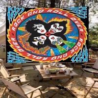 Toalla De Playa Para Niños K_Kiss Band Absorbente De Microfibra Para Baño Piscina Viajes Verano Diseño De Dibujos Animados - details 3