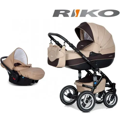 RIKO - Carrinho multifuncional BRANO + CARLO Mocca - 1