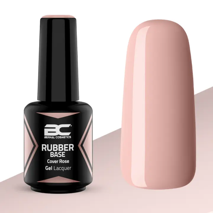 Rubber Base Cover Rose 15ml | Maquillaje Intenso | Esmaltes Semipermanentes | Bernal Cosmetics - 1