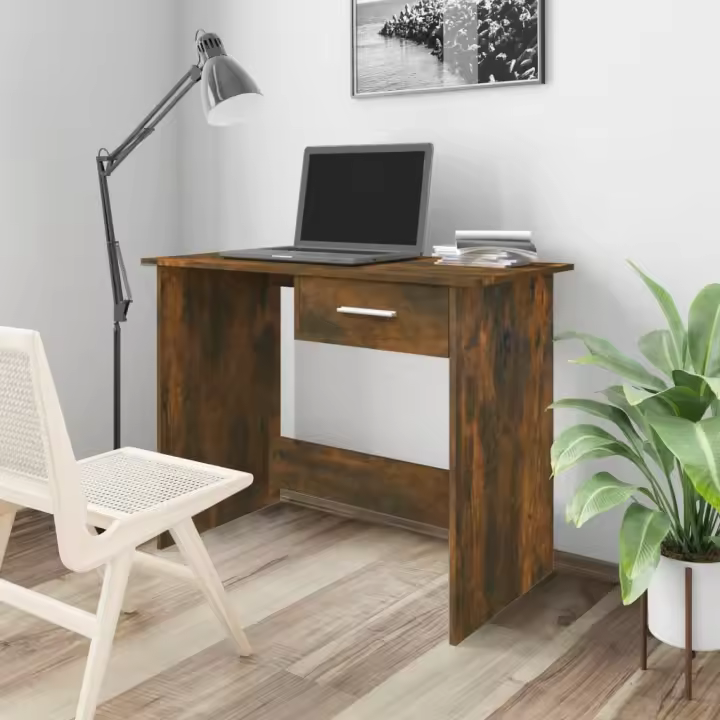 Escort Humo Roble 100x50x76 cm Multicapa Madeira - 1
