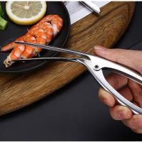 Diseñador De Camarones En Acero Inoxidable Con Diseño Ergonómico Y Diseñador De Espinillas Fácil De Usar Herramienta De Cocina Para Preparación De Mariscos - details 6