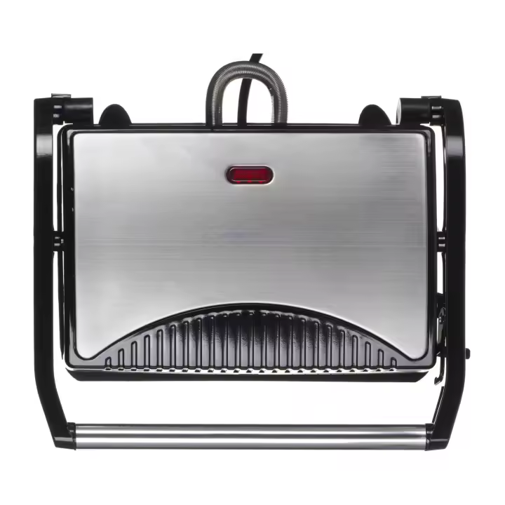 Esperanza EKG006 Contactar Barbacoa Taleggio, Metal, Plateado, Negro - 1