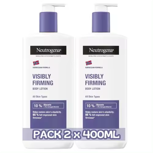 NEUTRÓGENA Loción corporal - Visibly Firmin - Reafirmante y Hidratante - pack AHORRO 800ml (2x400ml) - 1