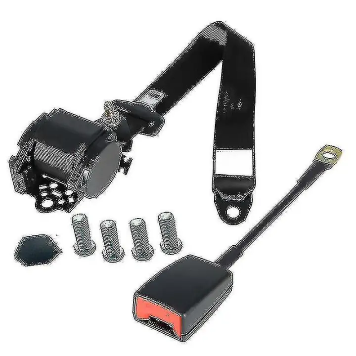 Three-point Car Seat Belt Fully Automatic Retractable Driver"s Seat Belt Three-point With Base Socket - 1