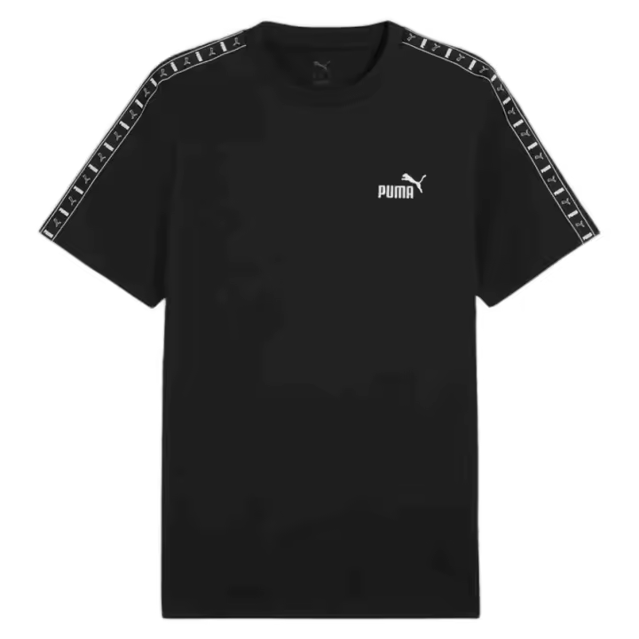 Camiseta de Manga Corta Puma Essentials+ Tape para hombre en color negro - 1