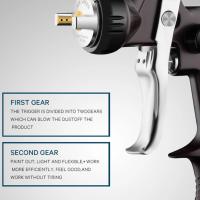 Pistola De Pulverización Gravedad SK100 HVLP Pneumática Máquina De Pintura Ajustable 600ml Para Primera Capa De Carrocería - details 7