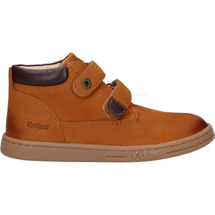 Botines de Niño kickers 571987-10 TACKEASY GOLF 116 CAMEL MARRON - 1