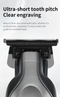Cortadora de pelo eléctrica recargable, cortadora eléctrica de peluquería, cortadora de pelo inalámbrica, carga tipo C - details 3