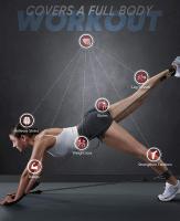 Set De Bandas De Resistencia 7 Piezas Accesorios De Gimnasio Portátiles Para Casa Ejercicios Elásticos De Goma Para Fitness Y Fortalecimiento Muscular - details 8