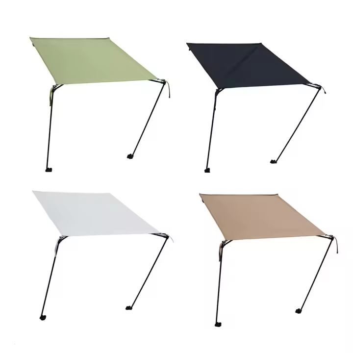 Silla De Playa Plegable Con Sombrilla Silla De Camping Y Pesca Silla De Lounger Al Aire Libre Sombreadora Para Actividades Al Aire Libre - 1