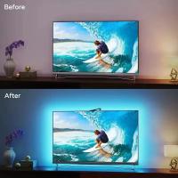 Tira De Luces LED Inteligente Con Cámara RGBIC USB Iluminación De Pantalla De TV Sincronización Con App Música DIY Decoración Para Sala De Estar - details 3
