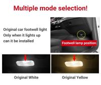 Luces Para El Suelo De Coche Accesorios Para Porsche 911 955 957 987 997 Cayenne Boxster Cayman Macan Carrera 911 992 Panamera 971 Kit De Interior - details 0