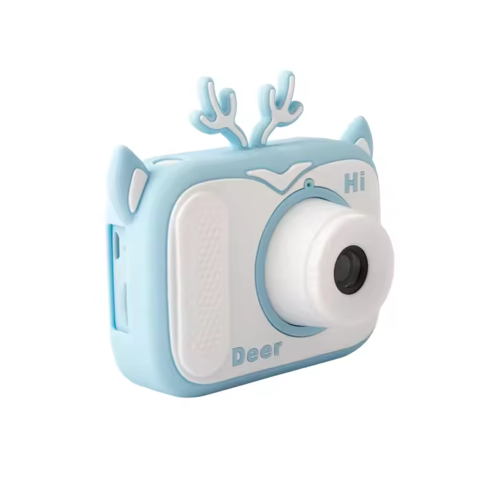 Cámara instantánea infantil, cámaras de fotos digitales compactas, juguetes para niños y niñas, regalos para cumpleaños y detalles de comunión，azul y rosa - 1