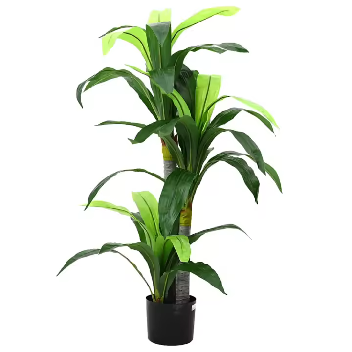 vidaXL Árbol dracaena artificial 36 hojas 120 cm verde - 1