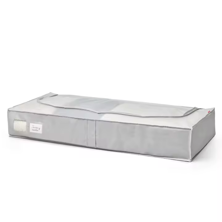 Rayen, Funda de tela multiusos, Almacenaje de ropa y ropa de cama, Con Cremallera, Transpirable, Plegable y Resistente, 45 x 103 x 16 cm - 1