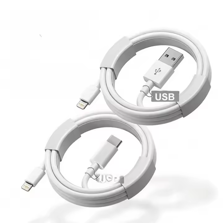 Cable De Carga Rápida PD 35W USB Para iPhone 14 8 7 plus 13 12 11 pro XS Max XR X Compatible Con USB C Longitudes Variadas 1m 1.5m 2m - 1