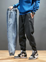 Jeans De Jogger Para Hombres Talla Grande 6XL 7XL 8XL Streetwear Negro Azul Pantalones Cargo Casuales Elásticos De Algodón Con Estiramiento Jeans Taper Baggy - details 6