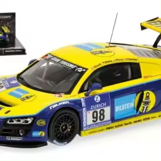 MINICHAMPS 1/43 AUDI R8 LMS STUCK PIRRO BIELA ADAC 24H NURBURGRING 2009 HANS JOACHIM STUCK COLECCIÓN-444091998 - 1