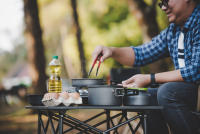 Set De Cocina Portátil Para Exteriores Kit De Cocina Para Camping Y Picnics Con Ollas Y Sartenes Equipamiento Ligero Para Senderismo - details 20