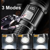 Linterna LED Recargable Super Brillante De 3000000LM Con Batería Integrada Torcha De Alta Potencia Para Camping Y Uso Diario - details 13