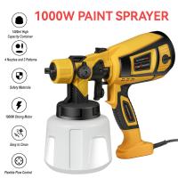 850W High Power Electric Spray Gun 1400ML HVLP Paint Sprayer Auto Furniture Steel Coating Airbrush 4 Nozzle Easy Spraying 220V - details 8